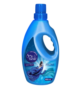 Soft & Fresh Blue Wave, 850ml bottle, best after wash fabric conditioner softener increase shine, softness and freshness